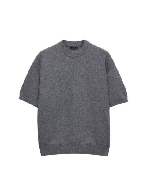 Prada cashmere short-sleeve sweater