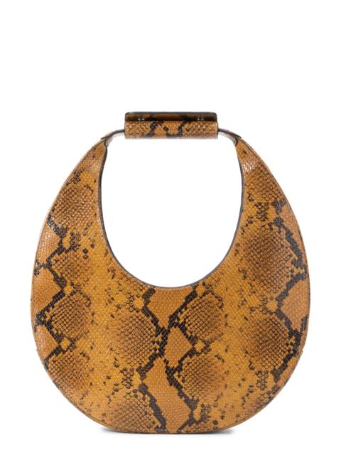 STAUD STAUD Moon Snakeskin Embossed Leather Top Handle Tote at Nordstrom