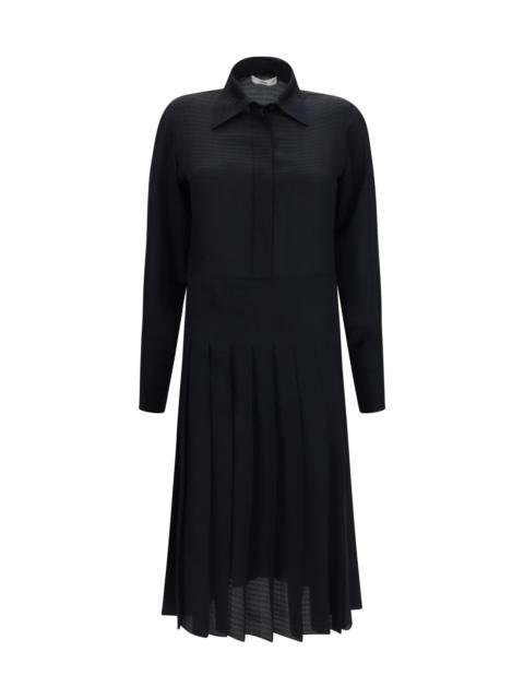 FENDI Fendi Women Fendi Women Long Jacquard Silk Dress