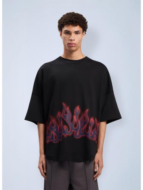 Palm Angels Palm Angels Men Flames Over T-Shirt