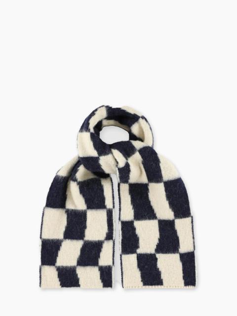 HOWLIN' HOWLIN' MINI CHECKERBOARD SCARF NAVY