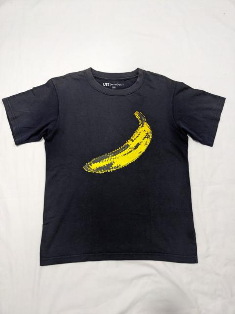 Other Designers Uniqlo Andy Warhol Sunfaded Banana Big Logo T-shirt