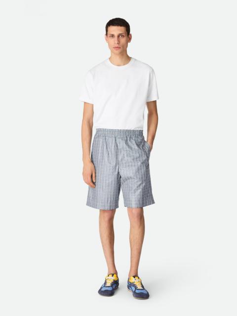 Bottega Veneta Printed Leather Shorts