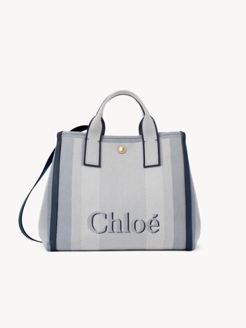 Chloé CHLOÉ CARRY TOTE BAG IN CANVAS
