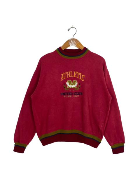 Other Designers Vintage - Vtg Millibar Parco Embroidery Big Logo Sweatshirt Italy