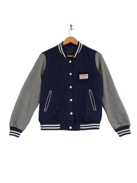 Other Designers Harris tweed patches varsity jacket