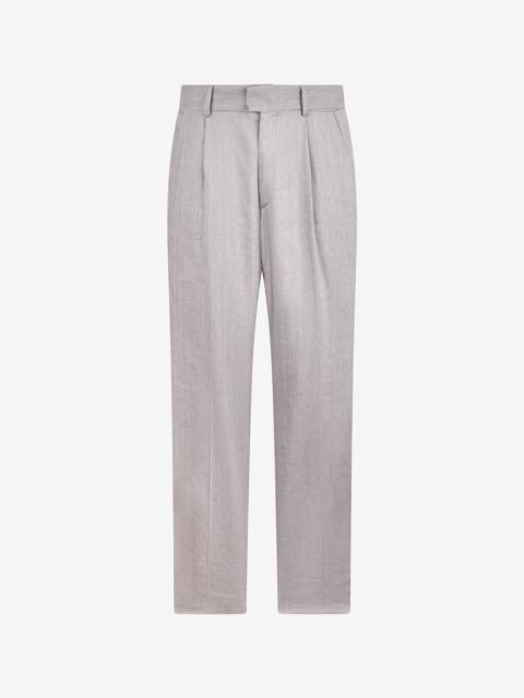 Roberto Cavalli Elegant Linen Trousers