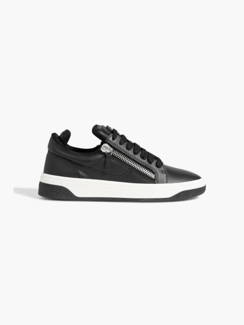 Giuseppe Zanotti GZ 94 zip-detailed leather sneakers