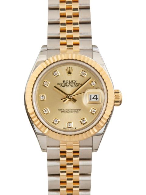 ROLEX Lady Rolex Datejust 279173 Champagne Diamond Dial