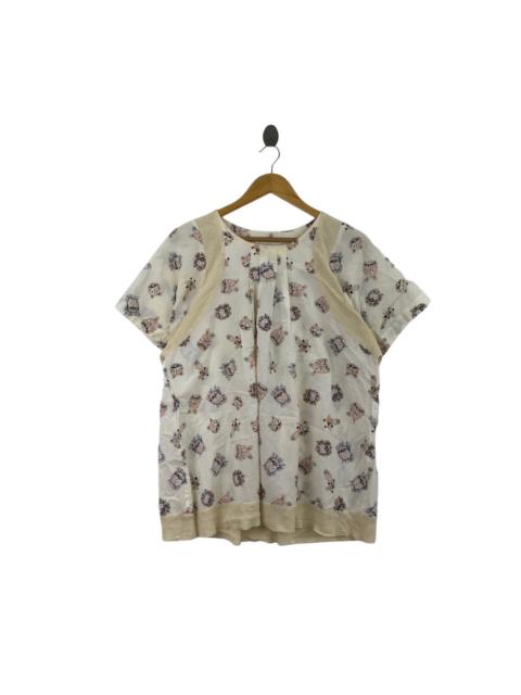 ISSEY MIYAKE NE-NET ISSEY MIYAKE FLORAL Full Prints Made In Japan T-Shirt