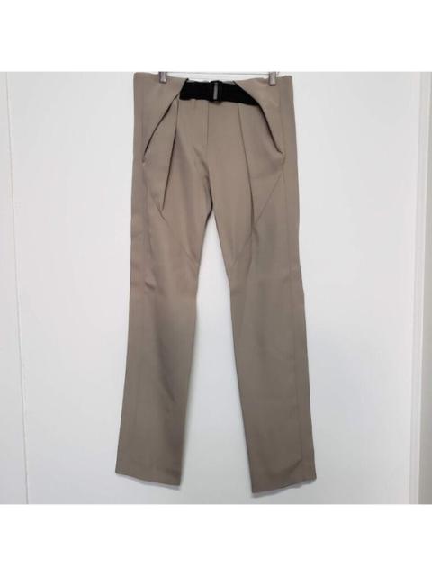 BALENCIAGA Balenciaga Paris Tan Pleated Adjustable Belt Casual Trouser Pants NWT $800