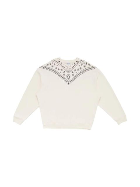 Marcelo Burlon County Of Milan BANDANA-PRINT COTTON SWEATSHIRT