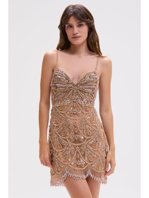 PatBO EMBROIDERY DREAMS MINI DRESS