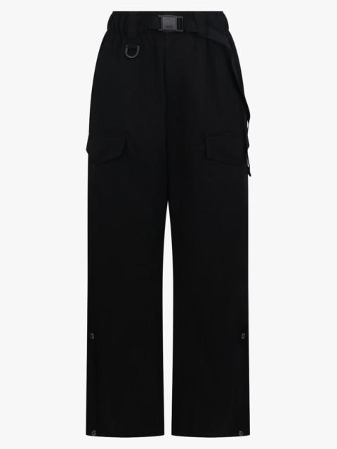 Y-3 LOOSE FIT CARGO STYLE PANT | BLACK