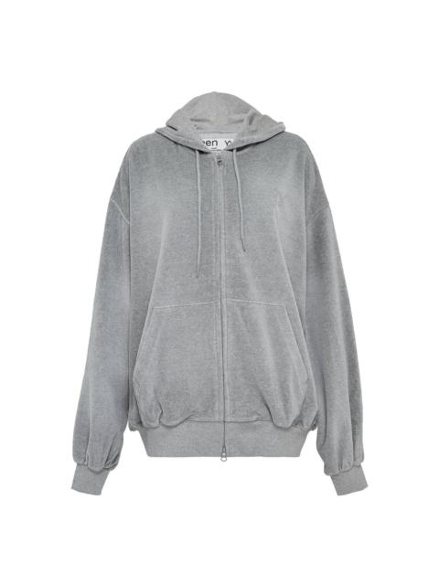 OPEN YY Velour Box Hoodie
