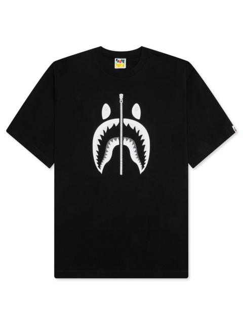 A BATHING APE® SHARK TEE #1 - BLACK