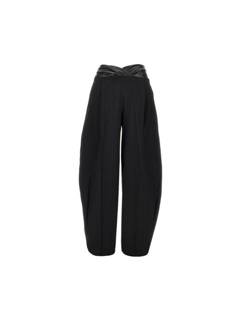 THE ANDAMANE The Andamane Astra Gabardine Pants Black