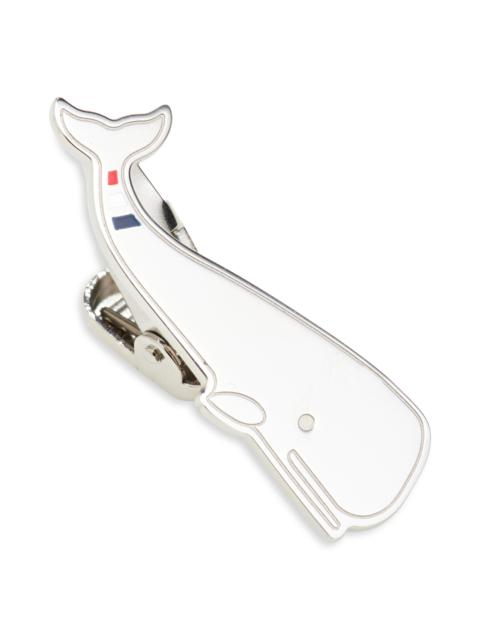 Thom Browne Thom Browne Whale Sterling Silver & Enamel Tie Clip at Nordstrom