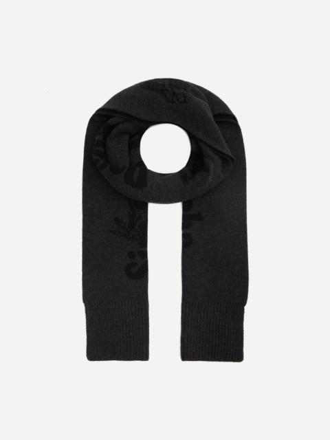 Simone Rocha Long Graphic Logo Scarf