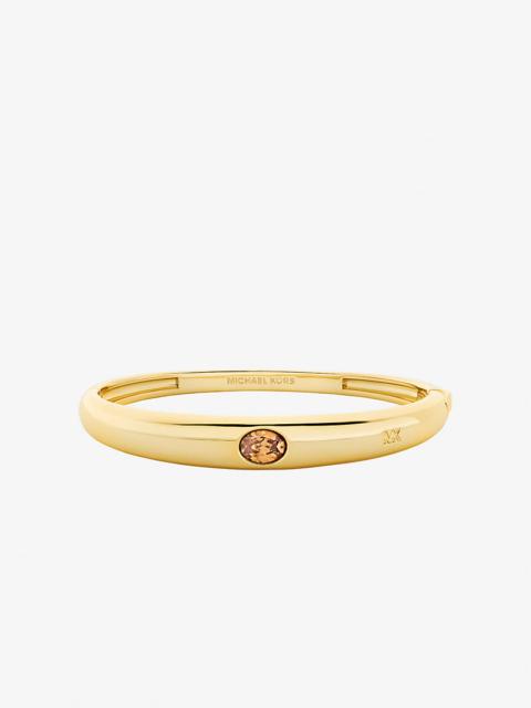 MICHAEL KORS Oval Stone Bangle