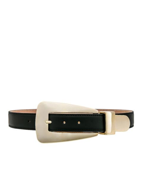 KHAITE Lucca Gold Buckle 30mm Belt