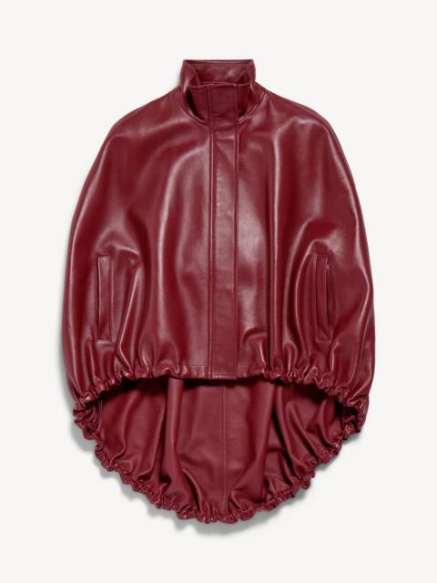 BALENCIAGA Women's Short Cape in Burgundy