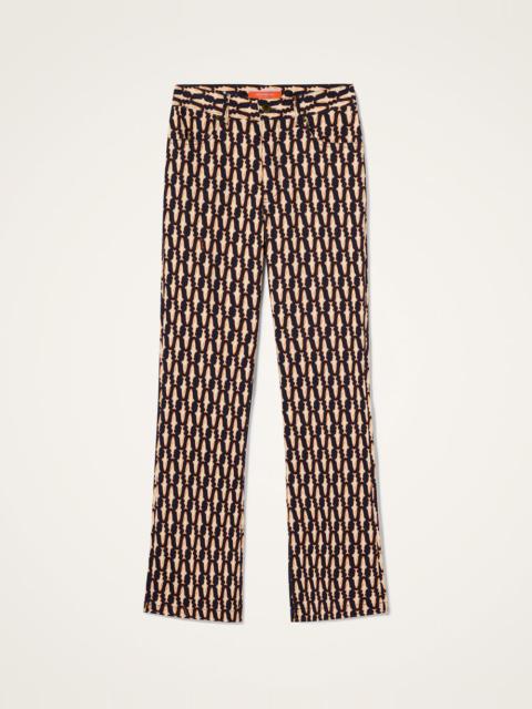 La DoubleJ The Cropped Flare Jean