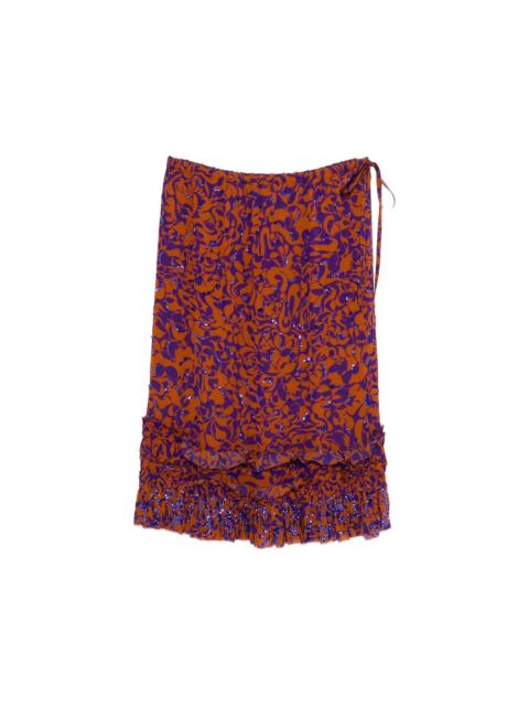 Dries Van Noten Dries Van Noten Orange Skirts - Straight Skirts Women
