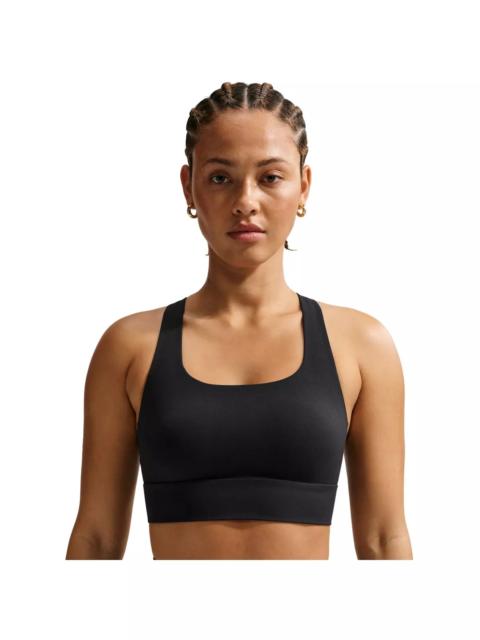 Nike Women's Zenvy Light-Support Padded Longline Sports Bra -Black