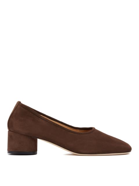 DEAR FRANCES Brown Balla Suede Pumps