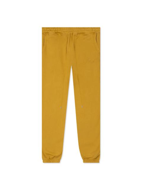 RHUDE RHUDE SWEATPANT - MUSTARD
