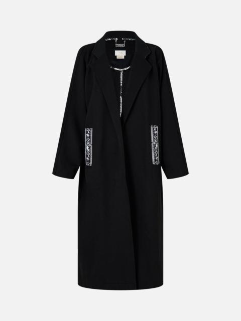 CAMILLA SWEAT-TRENCH COAT