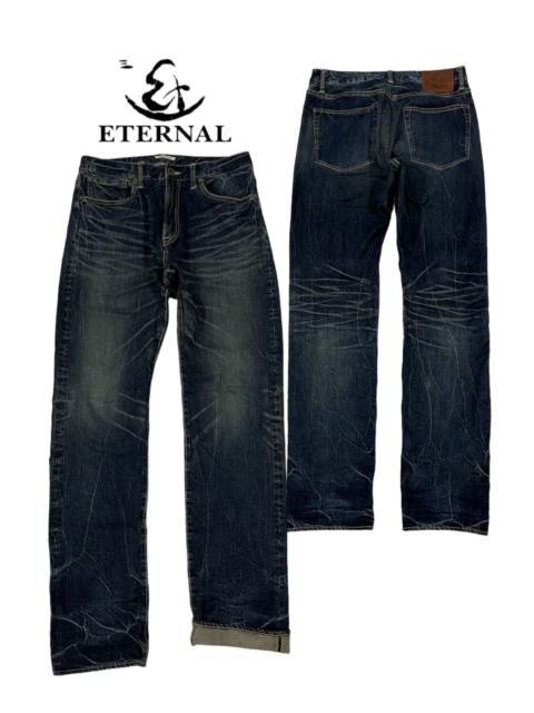 Vintage - Japanese Eternal Distress Style Navy blue Size 30