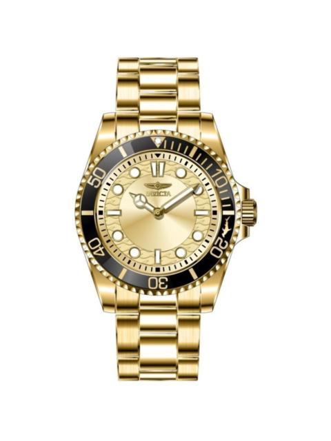Other Designers Invicta Pro Diver Quartz Gold Dial Men's Watch 49700