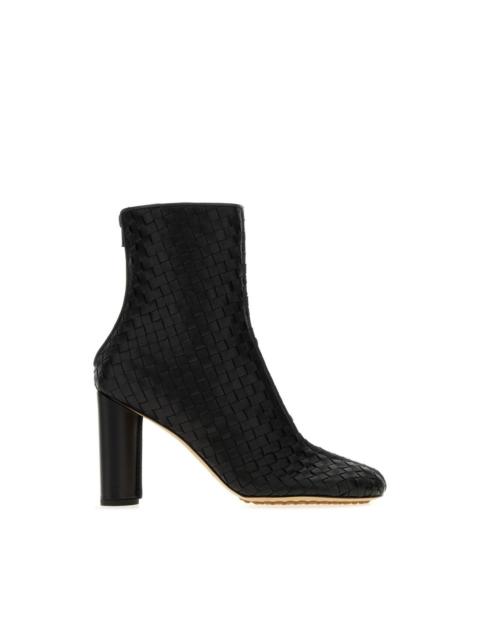 Bottega Veneta BOTTEGA VENETA Cherry Black 70mm Ankle Boots New & Authentic