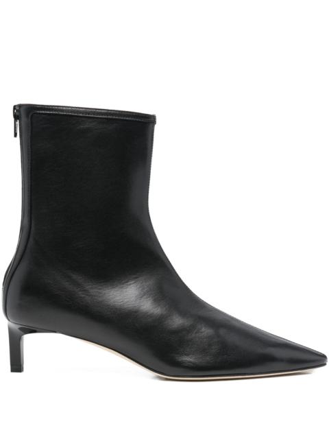 DEAR FRANCES 40mm pointed leather bootie