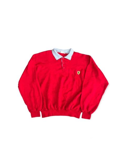 Ferrari Vintage 80s Ferrari Promo Print Made In Italy Sweatshirt M