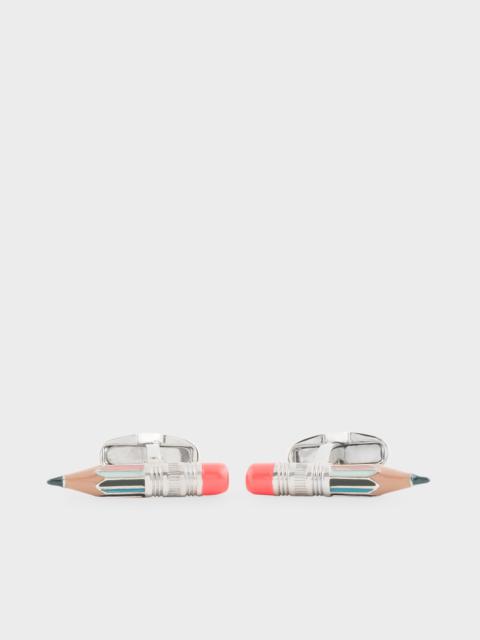 Paul Smith Multi-Coloured Pencil Cufflinks