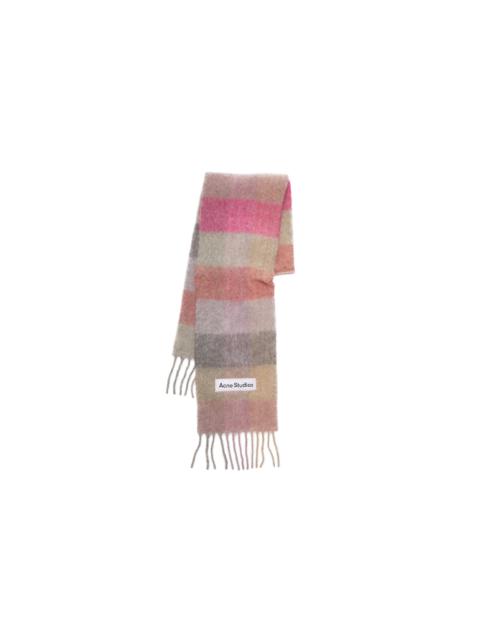 Acne Studios MOHAIR CHECKED SCARF