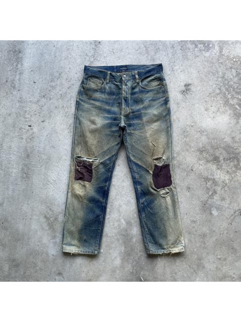 Other Designers Vintage - Vintage Japanese Distressed Washed Denim Jeans Pants W31x27