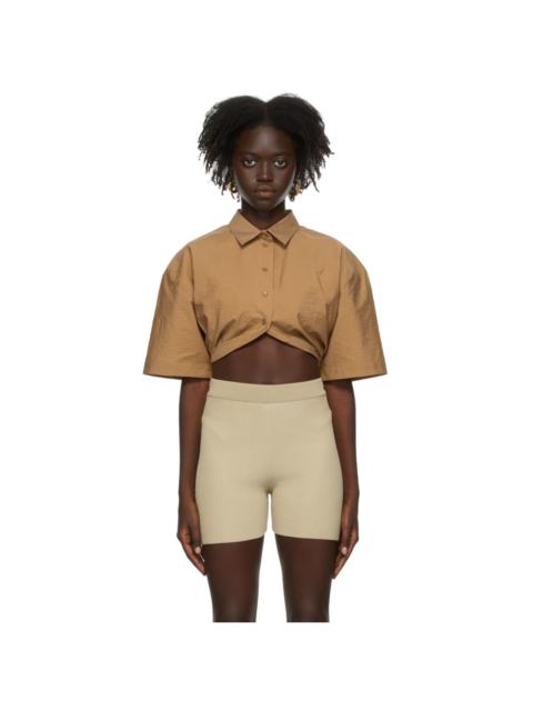 JACQUEMUS Beige La Montagne 'La Chemise Ballu' Shirt