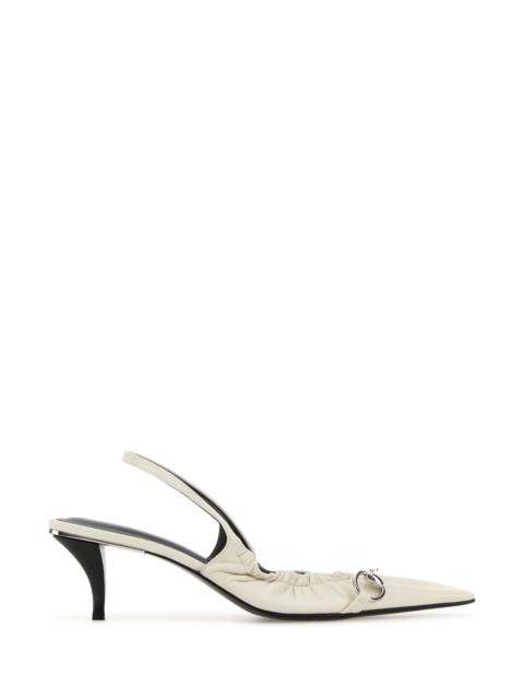 GUCCI Gucci Women White Nappa Leather Vittoria Pumps