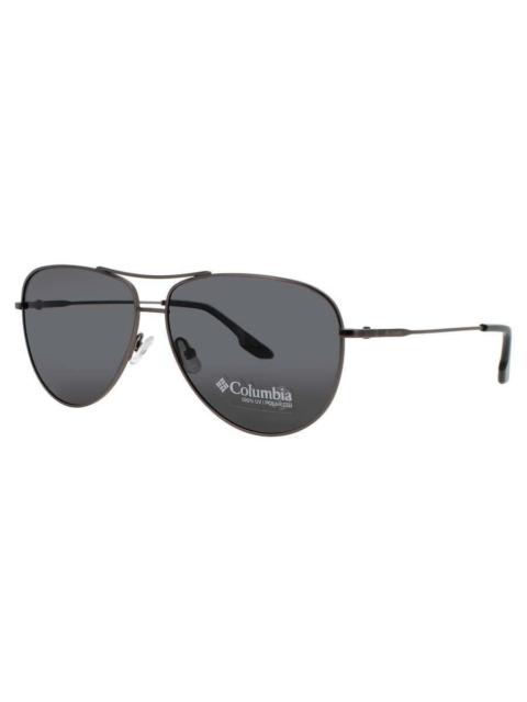 Columbia Columbia Men's Gunmetal Rectangular Sunglasses C116SP070