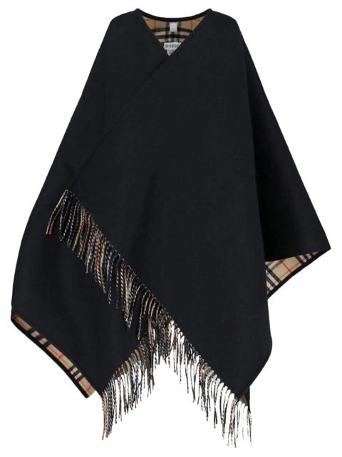 Burberry Burberry Women Reversible Check Wool Cape