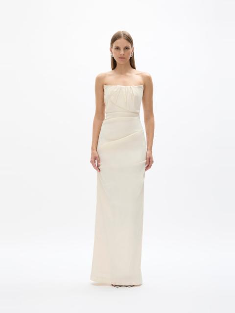 RACHEL GILBERT SIENNA STRAPLESS GOWN