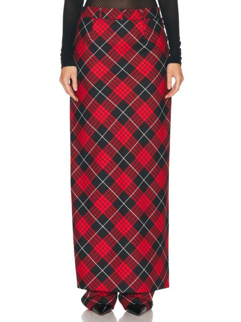 Jean Paul Gaultier Tartan Pant Skirt
