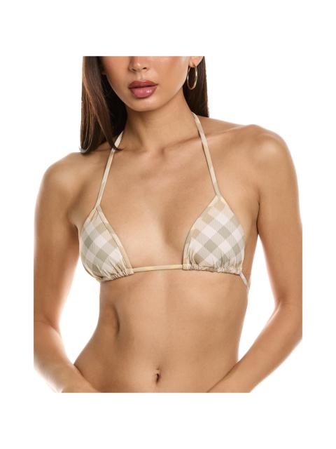 Burberry Burberry Check Bikini Top