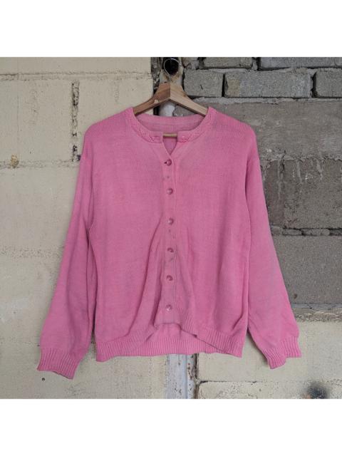 Other Designers Cardigan - Vintage Japanese Japan Pinky Cardigan Sweater Knitwear