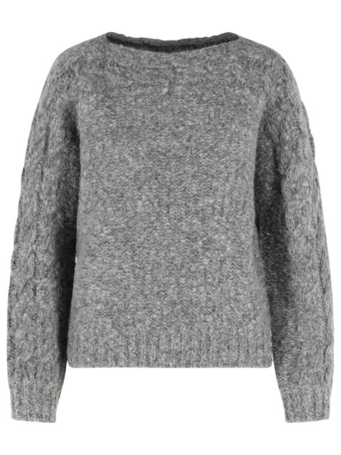 Isabel Marant Isabel Marant Ponara Grey Virgin Wool Blend Sweater