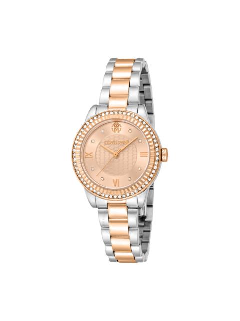 Roberto Cavalli Glam Rose Gold-tone Dial Ladies Watch RC5L090M0095